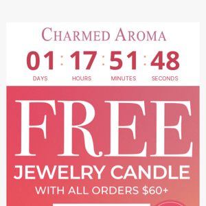 Free Candle! ($29 Gift Value!) 😍