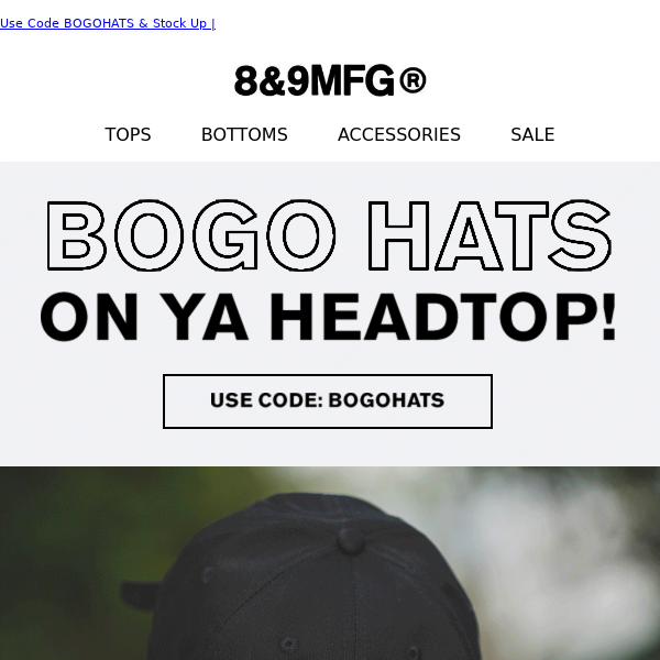 No Cap 🧢 BOGO Hats!