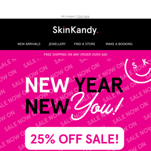 🚨 25% OFF SALE! NEW YEAR NEW YOU! 🚨
