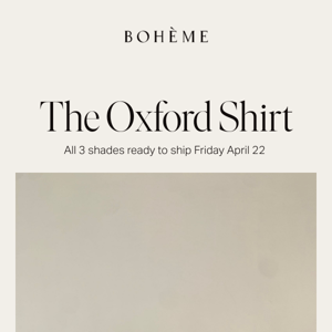 Oxford Shirts are almost here!