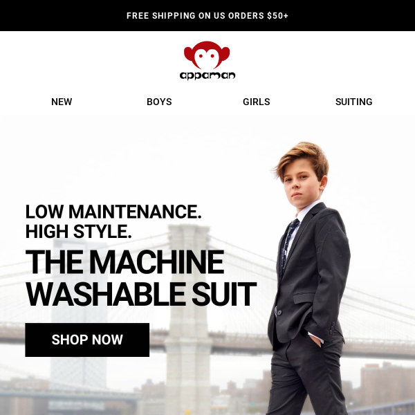 Machine Washable Suiting 👔