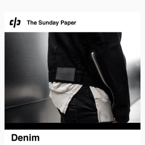 The Sunday Paper: Denim