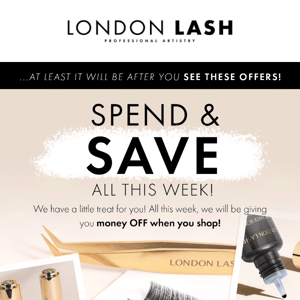 Your London Lash order is on the way...