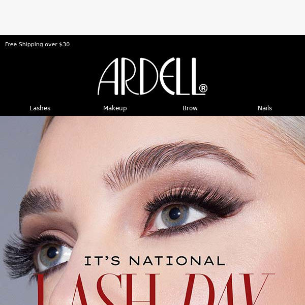 Psst... Did You Hear? It's National Lash Day! 30% OFF ALL Lashes! 💖