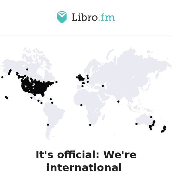 Libro.fm Is Officially International 🌍