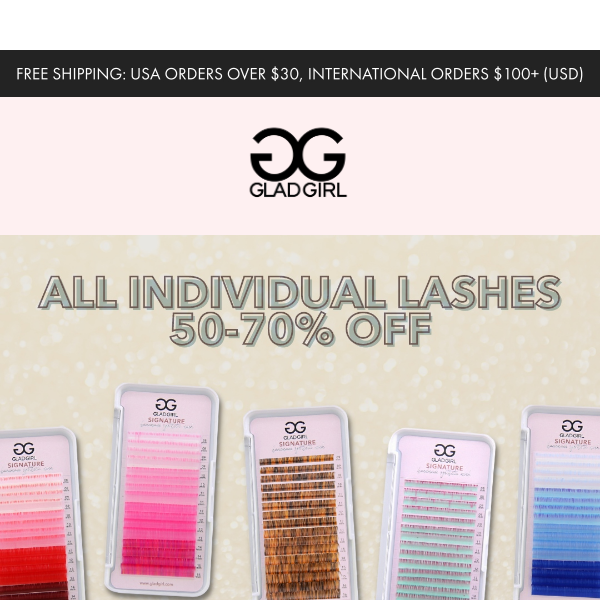 LAST CHANCE! 50-70% OFF Individual Lashes 😍
