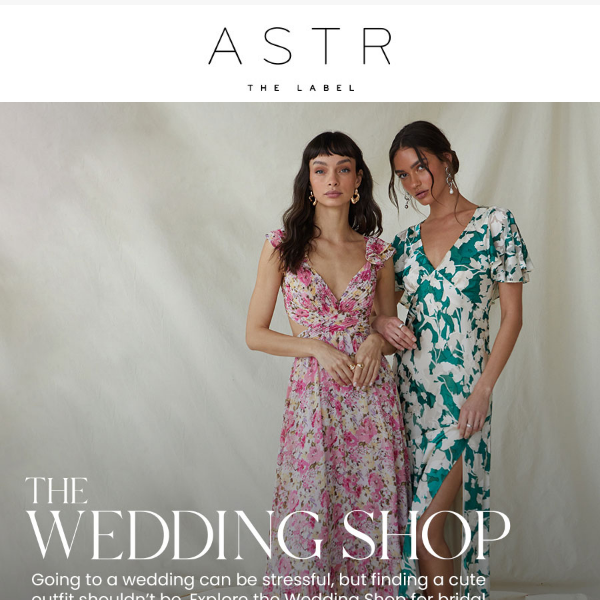 Just Landed: The Wedding Shop