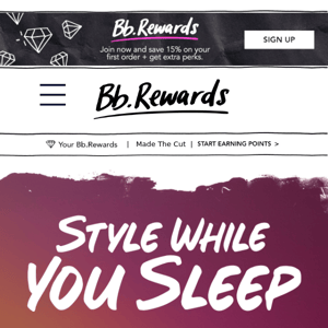 Style while you sleep with tricks from our Bb.Pros