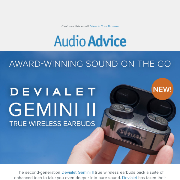 💫NEW Devialet Gemini II: State-of-the-Art True Wireless Earbuds