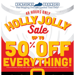 Our 48 Hour Holly Jolly Sale Is Here!
