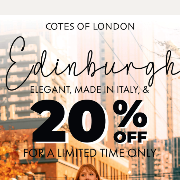 Edinburgh is on Sale! 😉