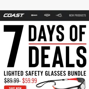 7 Days of Deals: Lighted Safety Glasses Savings