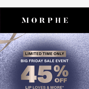 45% off. Mistletoe moment on!