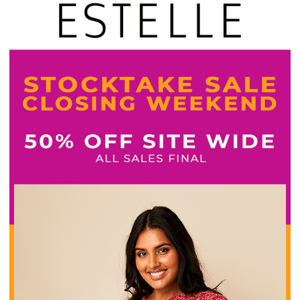 50% OFF SITE WIDE