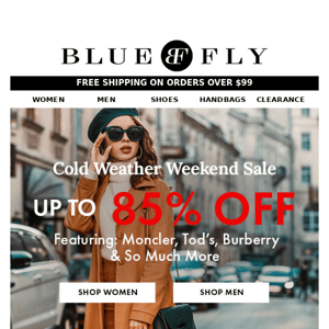 Cold Weather Weekend SALE Up to 85% OFF