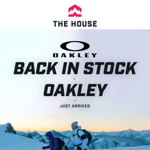 New Arrivals From Oakley