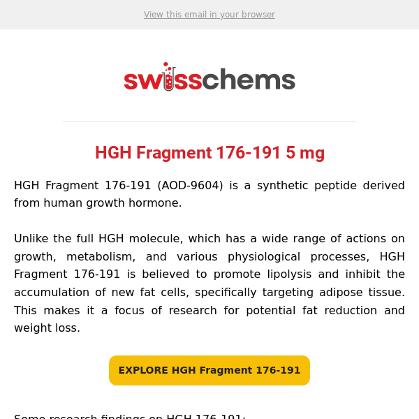 Step into the Science of HGH 176-191