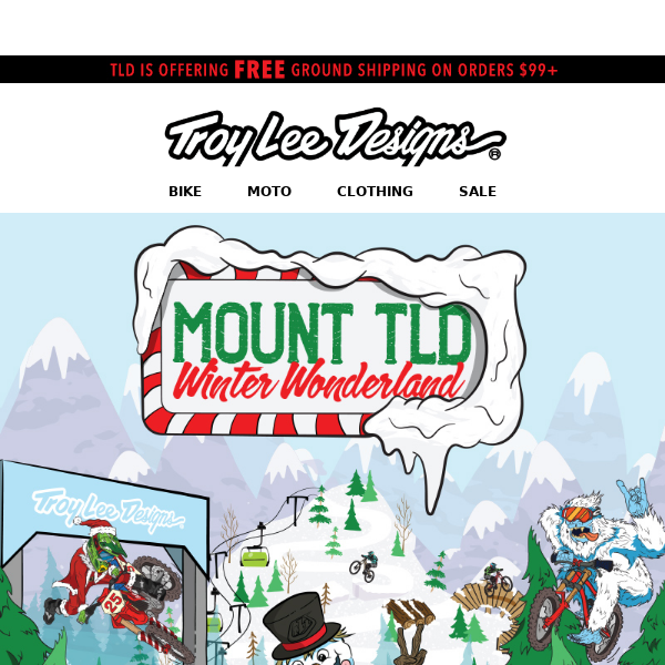 Welcome to Mount TLD Winter Wonderland