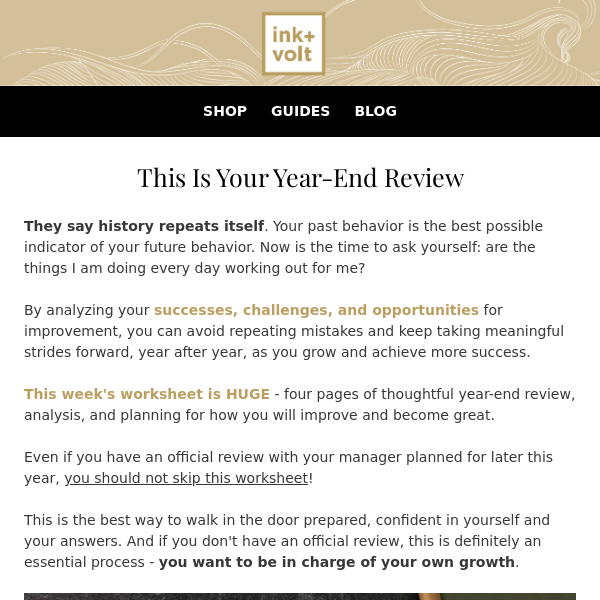 FREE Worksheet! It's Your End-of-Year Review ✨