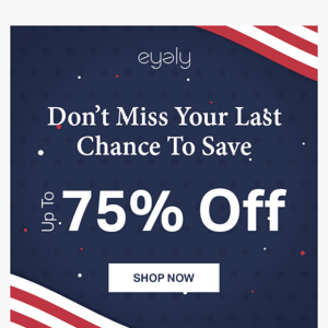 Don't Wait - 75% Off President's Day Sale Ends Soon!