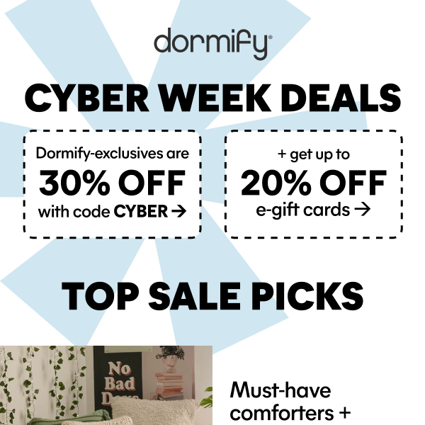 you 🤝  these cyber week deals