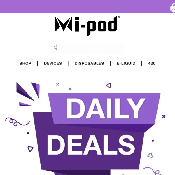 Mi-Pod Online | Ongoing Deals | Always On At Mi-Pod