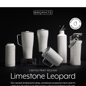NEW! Limestone Leopard: White Hot For Winter 🔥❄️