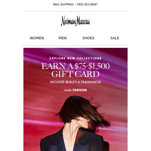 Your gift card offer is going, going…