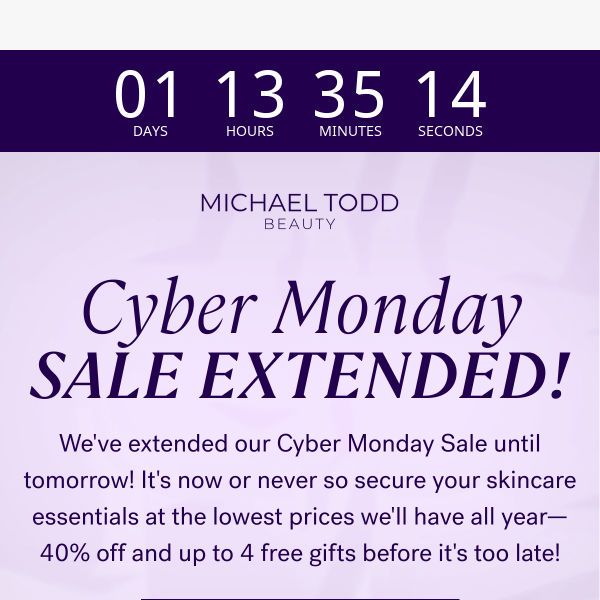 SALE EXTENDED: Save with the lowest prices we’ll have all year!