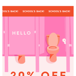 🎉 20% off ALL Hello Undies, from now! 🔔