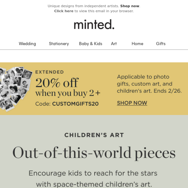 This children’s art theme is a star