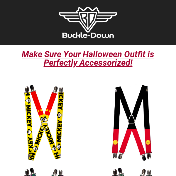 Halloween Suspenders