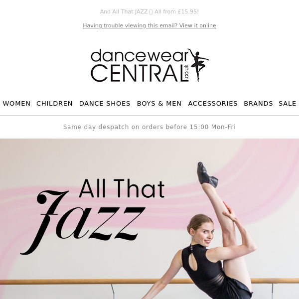 Dancewear Central UK - Latest Emails, Sales & Deals