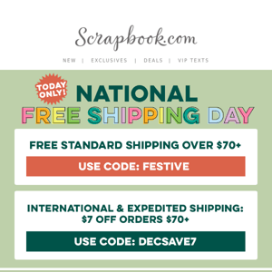 😊 Free Shipping? Yes please!