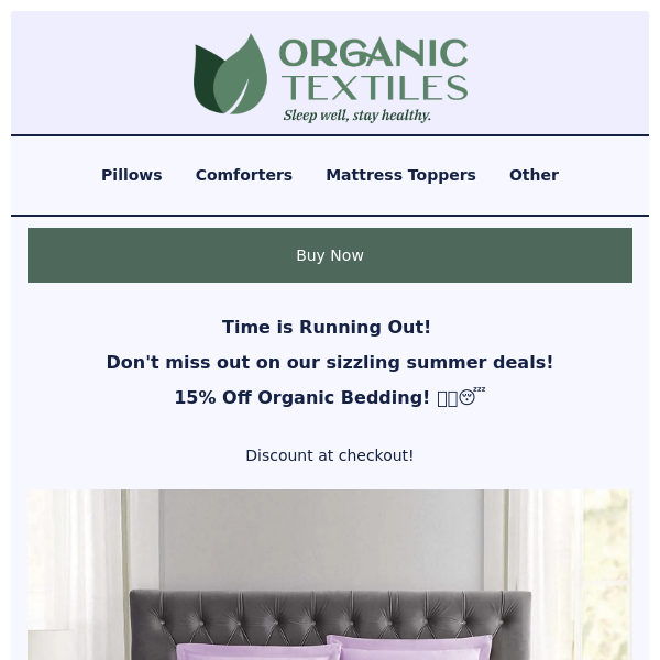 Don't miss out on our sizzling summer deals - Organic Textiles