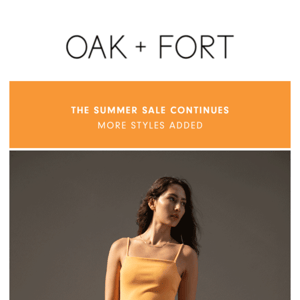 New Markdowns Added - The Summer Sale Continues