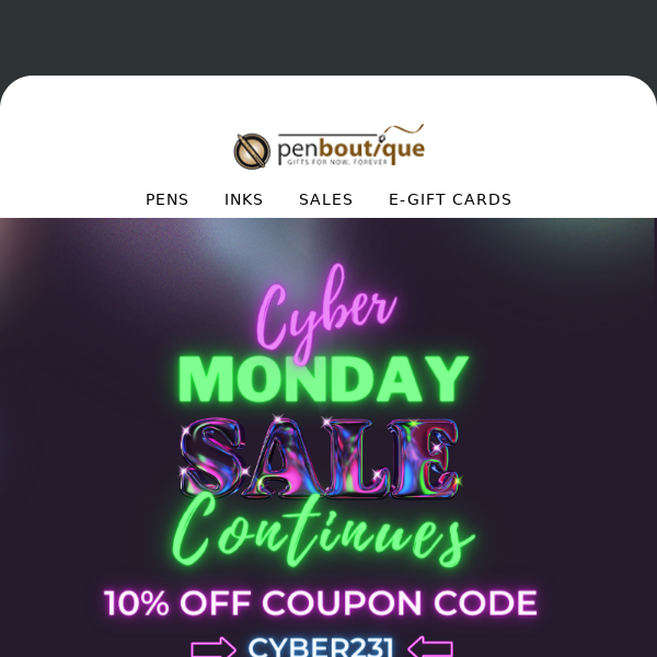 CYBERMONDAY Sale continues + another chance on Pelikan doorbuster