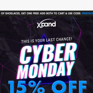 🌐 Cyber Monday Sale - Save 15% on Everything!