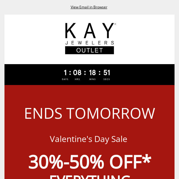 HURRY for 30-50% OFF EVERYTHING