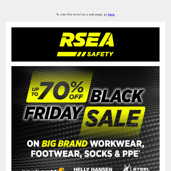RSEA Safety – BLACK Friday to CYBER Monday SALE Starts this Wednesday!