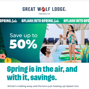 Book now and soak up these spring savings