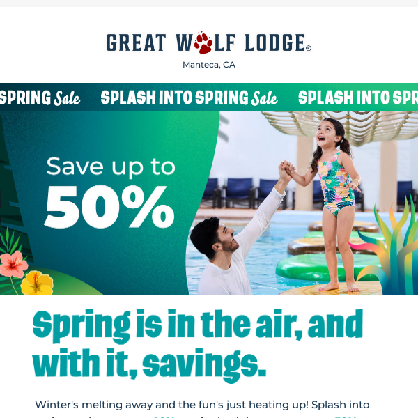 Book now and soak up these spring savings