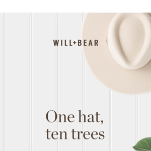 One Hat Sold, Ten Trees Planted. How many exactly?