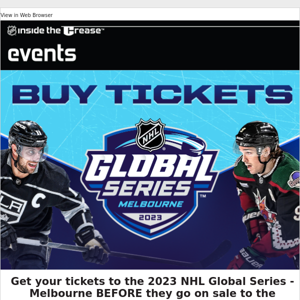 NHL Global Series Melbourne Brings Hockey To Australia - Secret Melbourne