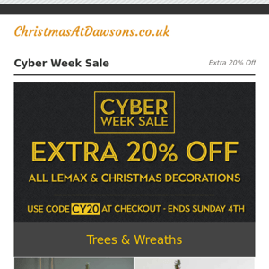 Cyber Week Lemax Sale - EXTRA 20% OFF