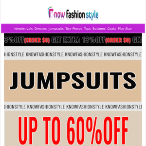 It's Not A Joke! Jumpsuits Up to 60%OFF!🙊
