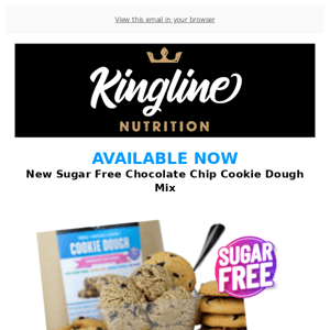 🍪NEW Sugar Free Chocolate Chip Cookie Dough Mix Available Now!