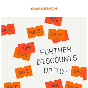 SALE | FURTHER DISCOUNTS