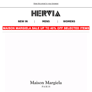 HERVIA | Maison Margiela Sale - Shop Now
