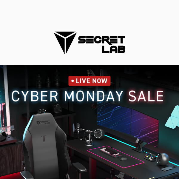 Up to $300 OFF | Secretlab Cyber Monday Sale